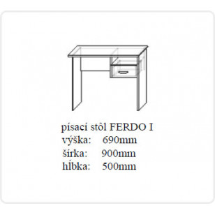 Písací stôl Ferdo I